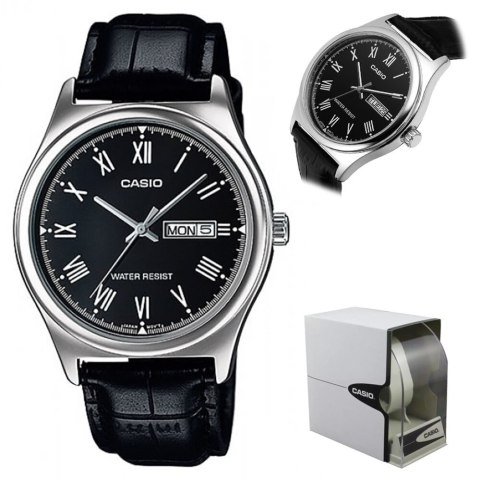 Casio ZEGAREK MĘSKI CASIO MTP-V006L-1B (zd210a) + BOX