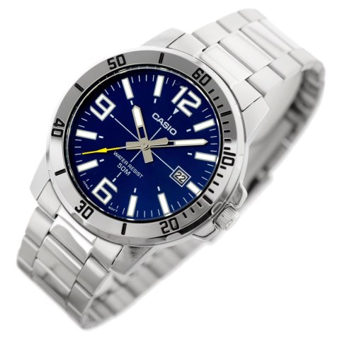 Casio ZEGAREK MĘSKI CASIO MTP-VD01D-2B (zd175a) + BOX