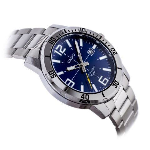 Casio ZEGAREK MĘSKI CASIO MTP-VD01D-2B (zd175a) + BOX
