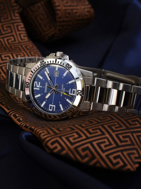 Casio ZEGAREK MĘSKI CASIO MTP-VD01D-2B (zd175a) + BOX