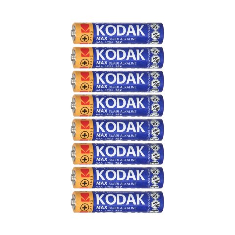 Baterie Kodak MAX Alkaline AAA LR03, 4+4 szt. Orno