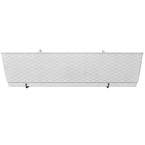 Doniczka z hakami Ratolla Case DRL600PW biała Prosperplast