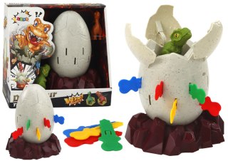 Gra Zręcznościowa Dinozaur W Jajku Wyskakujący Jajo Dinozaura LEAN TOYS