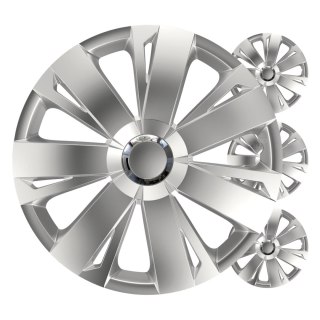 Kołpaki samochodowe 4szt. komplet energy srebrne 14" cali color box VERSACO