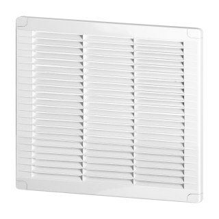 Kratka z zaślepkami 250x250, biała Orno