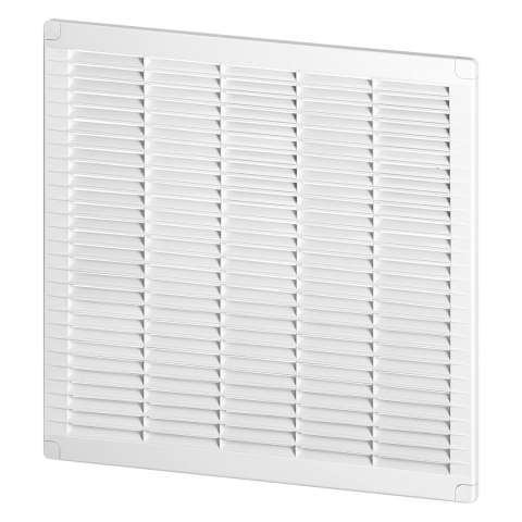 Kratka z zaślepkami 350x350, biała Orno