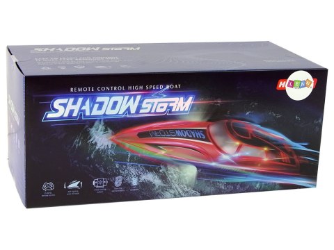 Motorówka R/C 2,4G Czerwona 20-25 km/h LEAN TOYS