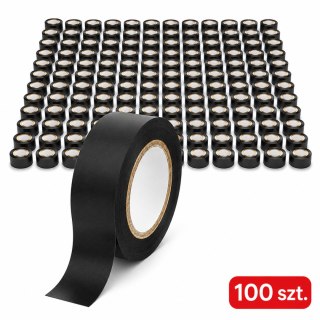 54-038# Taśma izolacyjna klejąca 0,15mm/25mm/10m - czarna wielopak Blow