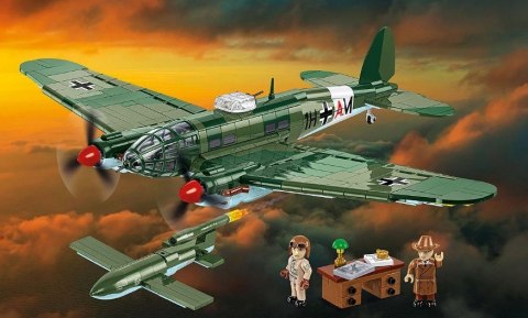 Klocki heinkel he 111 h-22 with v1 flying bomb 927 elementów COBI KLOCKI