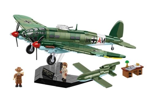 Klocki heinkel he 111 h-22 with v1 flying bomb 927 elementów COBI KLOCKI