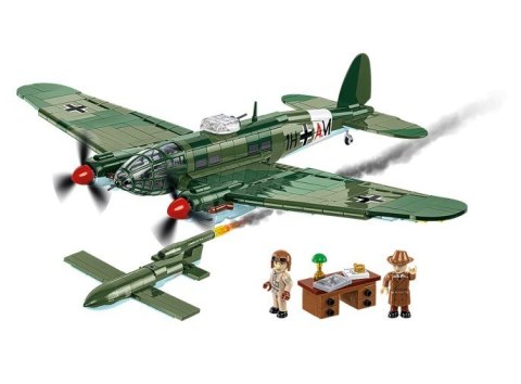 Klocki heinkel he 111 h-22 with v1 flying bomb 927 elementów COBI KLOCKI