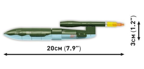 Klocki heinkel he 111 h-22 with v1 flying bomb 927 elementów COBI KLOCKI