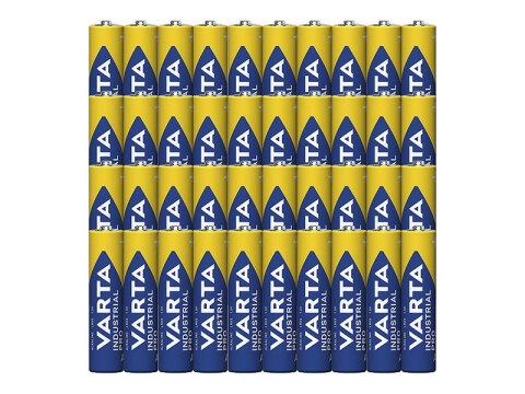 82-613# Bateria alkaliczna aaa lr3 varta industr industrial folia taca 40szt. Blow