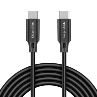 Kabel USB typu C - USB typu C 100 W 1 m Kruger&Matz Basic Kruger&Matz