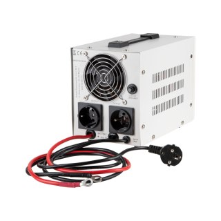 Zasilacz awaryjny KEMOT PROsinus-500 przetwornica z czystym przebiegiem sinusoidalnym i funkcją ładowania 12V 230V 500VA/300W Kemot