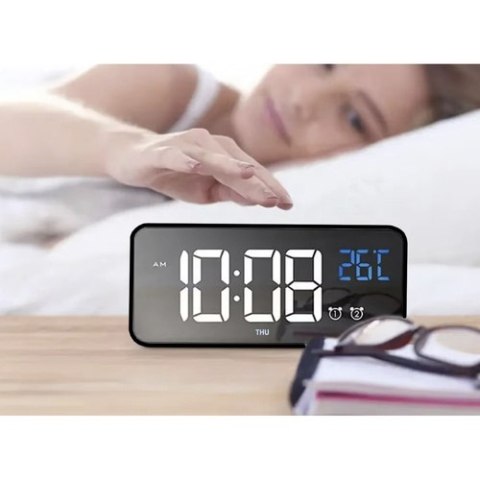 Budzik- zegar LED Izoxis 24736 IZOXIS