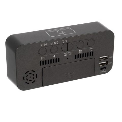 Budzik- zegar LED Izoxis 24736 IZOXIS