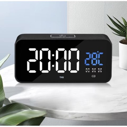 Budzik- zegar LED Izoxis 24736 IZOXIS