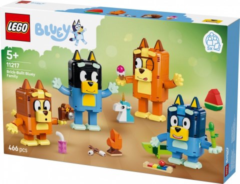 Klocki bluey 11217 rodzina blue z klocków LEGO