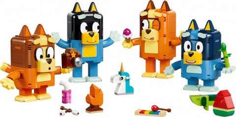 Klocki bluey 11217 rodzina blue z klocków LEGO