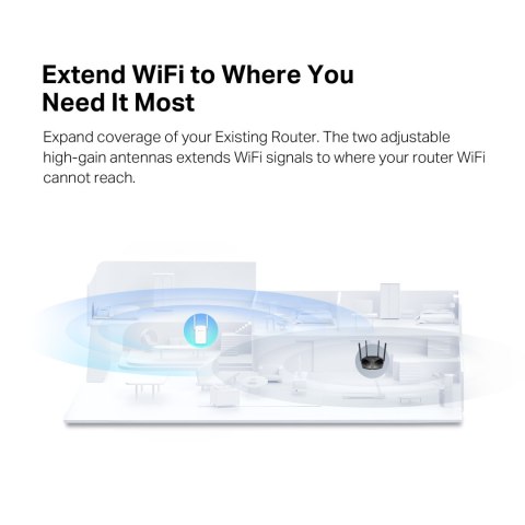 Repeater-wzmacniacz sygnału Wi-Fi Mercusys ME60X AX1500 MERCUSYS