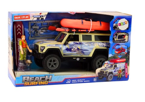 Samochód Terenowy Serfera Ponton Deska Akcesoria LEAN TOYS