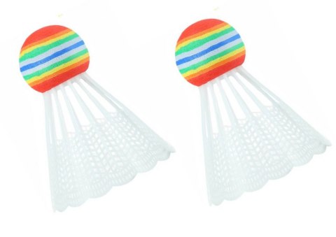Zestaw 2 Rakietek Do Gry W Badmintona Paletki Lotki Badminton Niebieski LEAN TOYS