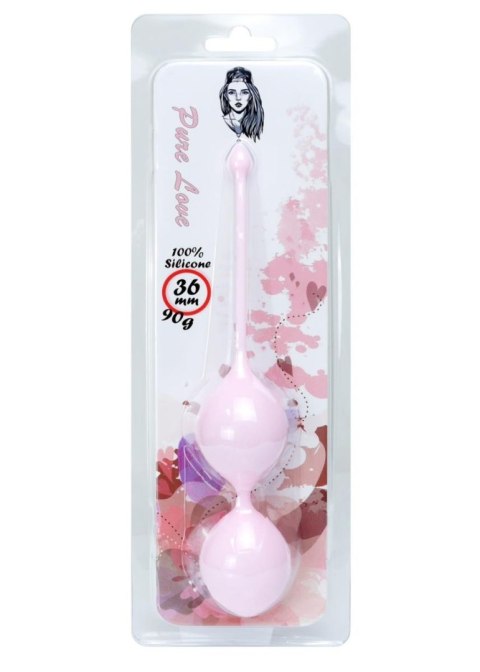 Kulki Kegla silikonowe B Series Femme różowe 36 mm
