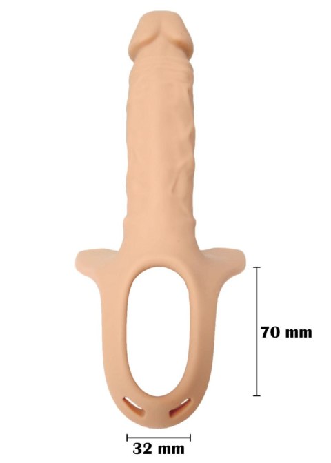 Proteza strap on silikonowa B Series Magic 24,5 cm