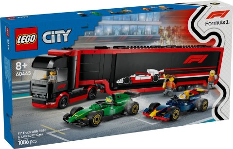 60445 | F1® Ciężarówka z bolidami RB20 i AMR24 F1® LEGO