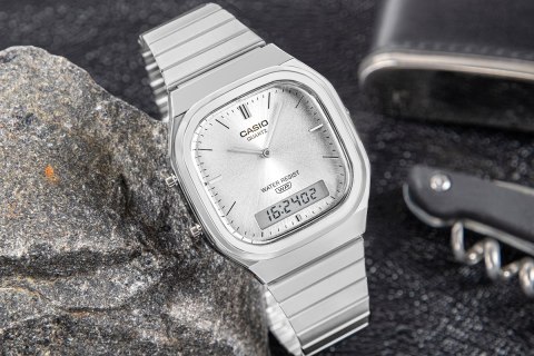 CASIO Zegarek Męski CASIO VINTAGE AQ-240E-7AEF + BOX