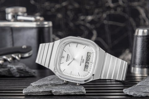 CASIO Zegarek Męski CASIO VINTAGE AQ-240E-7AEF + BOX