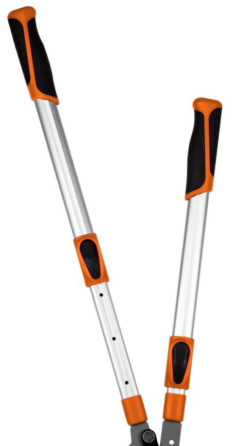 Sekator do gałęzi by-pass 665 mm, zakres do 42 mm, przekładnia, teleskopowe uchwyty NEO TOOLS