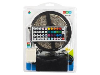 70-784# Zestaw taśm led rgb 5050 5m/300 sterownik+zasilacz taśma wodoodporna`` Blow