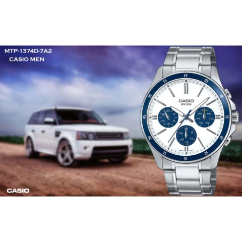 OUTLET Casio ZEGAREK MĘSKI CASIO MTP-1374D-7A2VDF