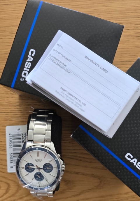 OUTLET Casio ZEGAREK MĘSKI CASIO MTP-1374D-7A2VDF