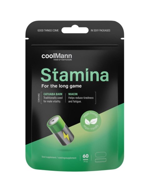 Tabletki CoolMann Stamina na wytrzymałość 60 sztuk