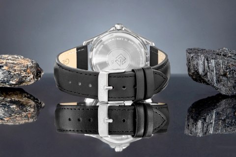 Giewont Zegarek Męski Giewont Elegance Sapphire Czarny GW5160-A2