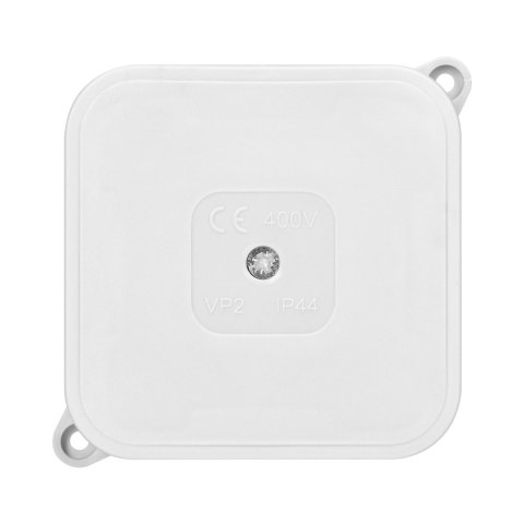Puszka n/t ECO, IP44, 400V, 4 dławnice gumowe, 85x85x35mm, biała Orno
