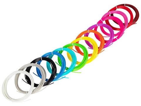 55-001# Długopis 3d drukarka 3d niebieski + 65m filament mix Blow