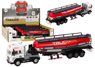 Ciężarówka Z Przyczepą Cysterna TIR 1:24 Auto Ciężarowe Światła Dźwięki LEAN TOYS