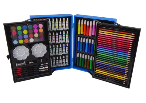 Duży Zestaw Artystyczny w Walizce 145 Elementów Jednorożec LEAN TOYS