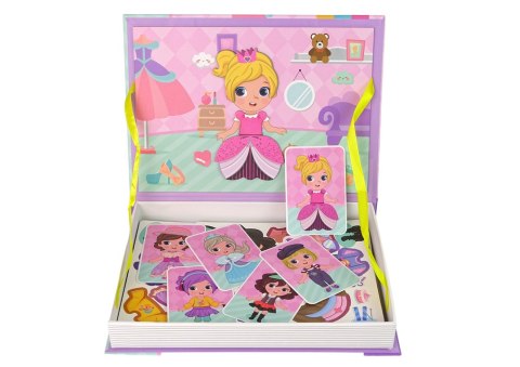 Magnetyczna Układanka Książka Przebieralnia Kostiumy LEAN TOYS