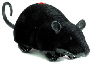 Mysz Zdalnie Sterowana Pilotem R/C Na Kółkach Duża Czarna LEAN TOYS