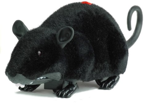 Mysz Zdalnie Sterowana Pilotem R/C Na Kółkach Duża Czarna LEAN TOYS