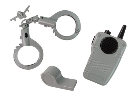 Strój Przebranie Policjanta Akcesoria Odznaka Karnawał 8 El. LEAN TOYS