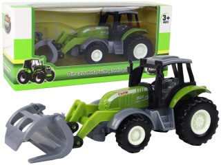 Traktor Koparka Zielony Krokodylek Pojazd Rolniczy LEAN TOYS