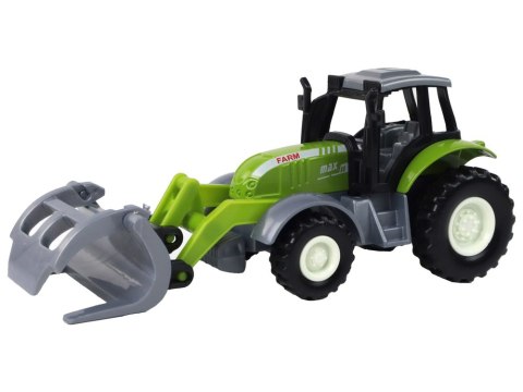 Traktor Koparka Zielony Krokodylek Pojazd Rolniczy LEAN TOYS