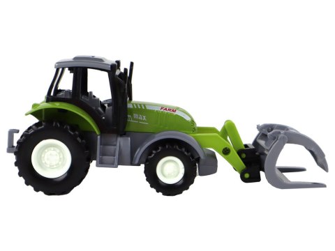 Traktor Koparka Zielony Krokodylek Pojazd Rolniczy LEAN TOYS