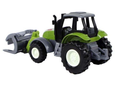 Traktor Koparka Zielony Krokodylek Pojazd Rolniczy LEAN TOYS